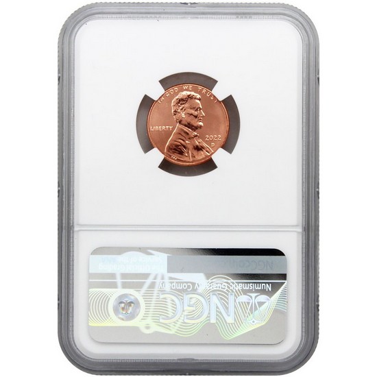 2022 D Lincoln Cent From the Uncirculated Set MS68 RD ER NGC Portrait Label