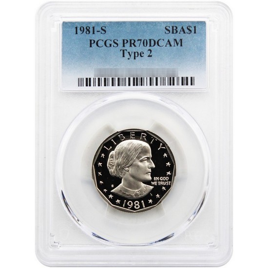 1981 S Susan B Anthony Dollar Proof PR70 DCAM PCGS Type 2