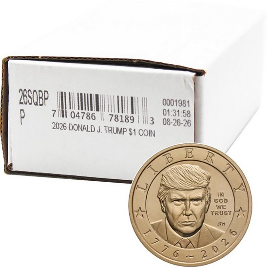 1776-2026 $100 Semiquincentennial Dollar President Donald J. Trump Bag BU Condition in Original U.S. Mint Sealed Box