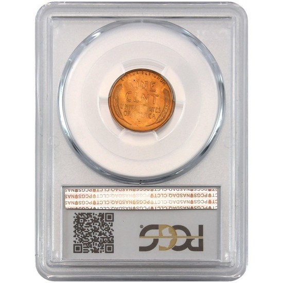 1955 S Lincoln Wheat Cent MS66 RD PCGS Blue Label 1955 S Lincoln Wheat Cent MS66 RD PCGS Blue Label