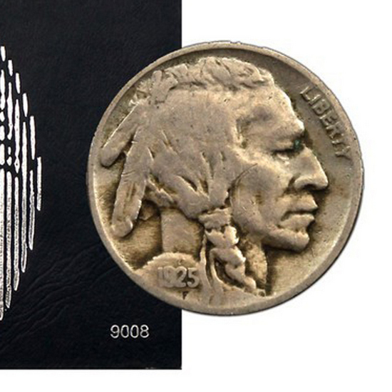 1913-1938 Partial Buffalo Nickel Set in Tri-Fold Album 59 Coins