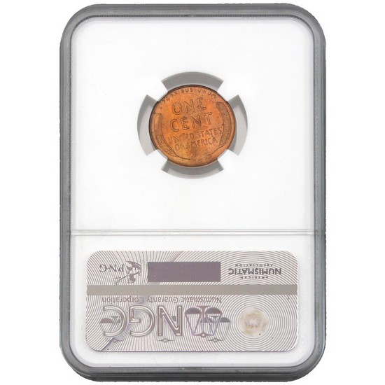 1939 S Lincoln Wheat Cent MS65 RD NGC