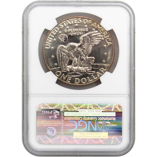 1977 D Eisenhower Dollar MS65 NGC Big Sky Hoard 1977 D Eisenhower Dollar MS65 NGC Big Sky Hoard