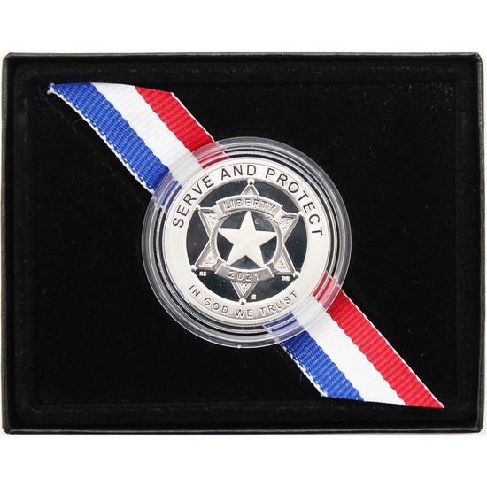 2021 S National Law Enforcement Memorial Half Dollar PF Coin in OGP