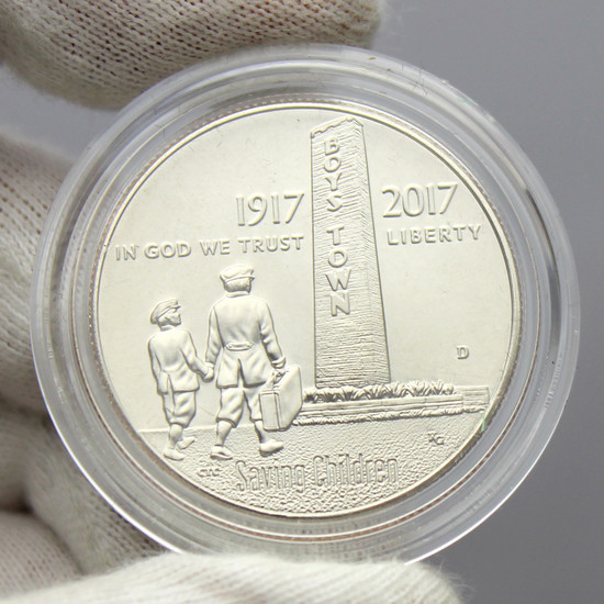 2017 D Boys Town Centennial Half Dollar BU Coin in OGP 2017 D Boys Town Centennial Half Dollar BU Coin in OGP