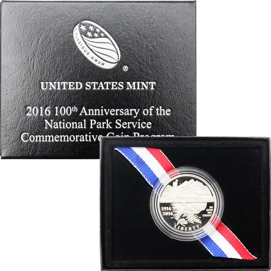 2016 S National Park Service Clad Half Dollar PF Coin in OGP