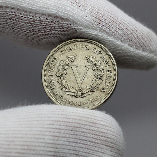 1883 Liberty V - Nickel Without Cents XF/AU Condition 1883 Liberty V - Nickel Without Cents XF/AU Condition