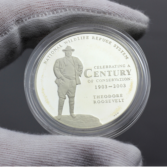 2003 National Wildlife Refuge System Centennial 4pc Proof Medal