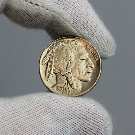 1937 D Buffalo Nickel BU