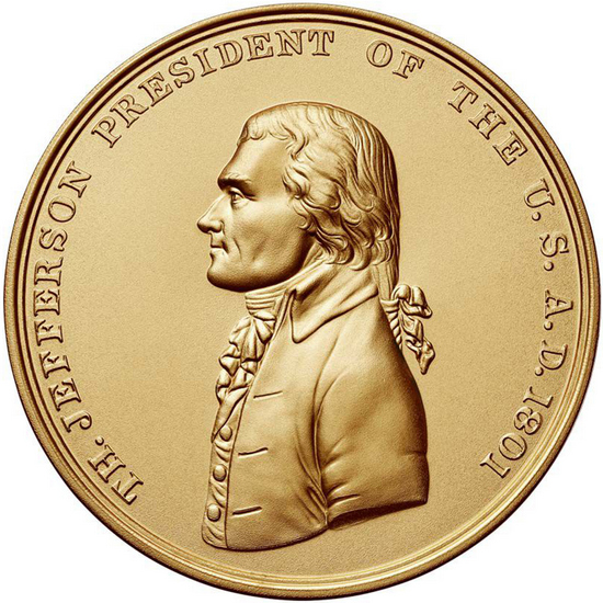Thomas Jefferson Bronze Presidential Medal