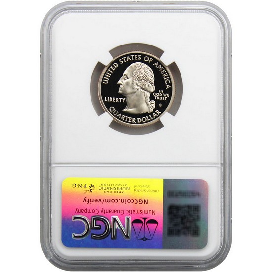 2004 S Clad State Quarter 5pc Set PF70 UC NGC Made in the USA Label