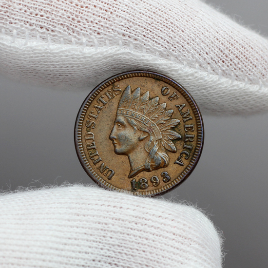 1893 Indian Head Cent XF/AU Condition