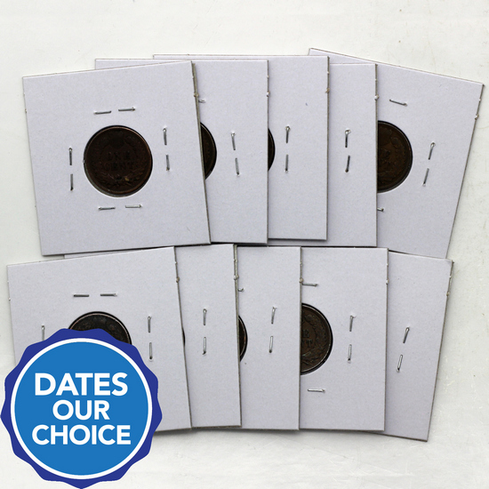 10 Different Indian Head Cents Date Our Choice in F/VF Condition 10 Different Indian Head Cents Date Our Choice in F/VF Condition