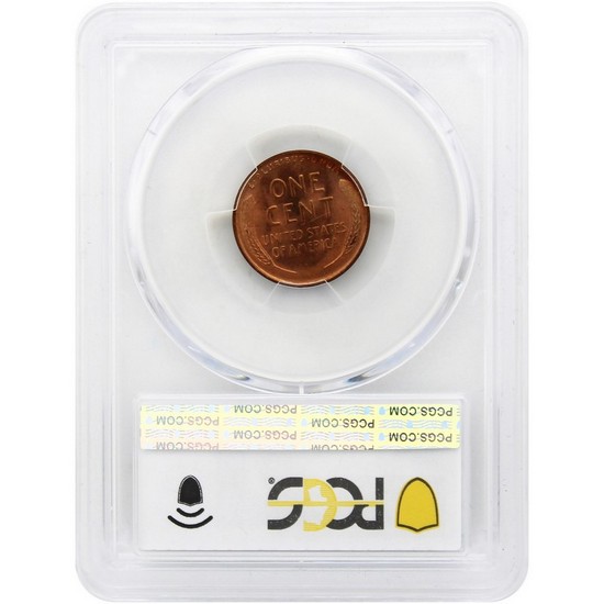 1930 Lincoln Wheat Cent MS66 RD PCGS Blue Label