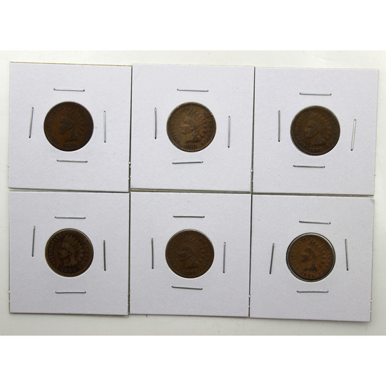 1880-1885 Indian Head Cents G/VG Condition