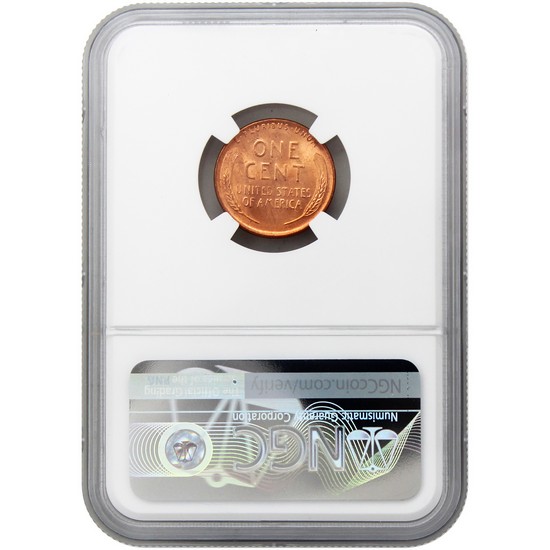 1955 D Lincoln Cent MS66 RD NGC 1955 D Lincoln Cent MS66 RD NGC