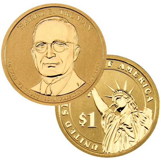 2015 Harry S Truman Presidential Dollar Coin and Chronicles Set in OGP