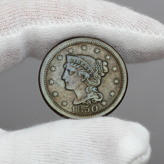 1850 Large Cent VF/XF Condition