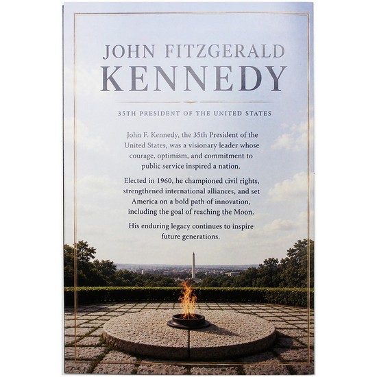 2024 P,D, & S Proof Kennedy Half Dollars with Informational Folder 2024 P,D, & S Proof Kennedy Half Dollars with Informational Folder