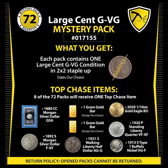 Set of 4 G-VG Vintage Coins Mystery Pack #278586