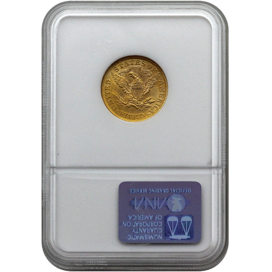 1899 $5 Gold Liberty MS62 NGC Brown Label 1899 $5 Gold Liberty MS62 NGC Brown Label