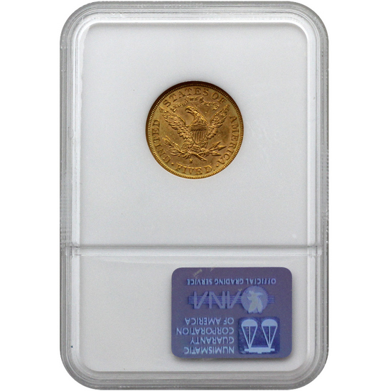 1887 S $5 Gold Liberty MS62 NGC Brown Label 1887 S $5 Gold Liberty MS62 NGC Brown Label