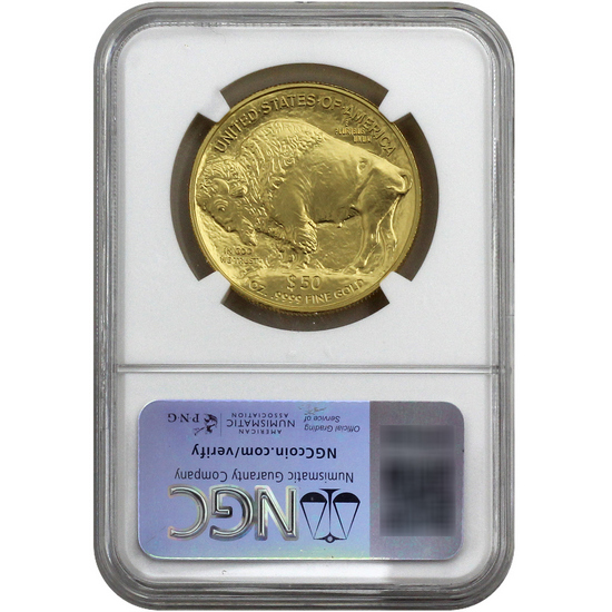 2025 Gold Buffalo 1oz BU Coin MS70 ER NGC Blue Label