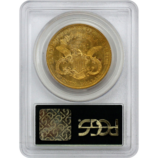 1904 $20 Gold Liberty Head Coin MS62 PCGS | SilverTowne