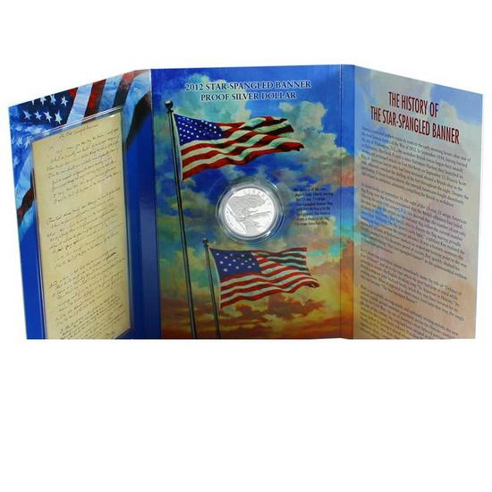2012 P Star Spangled Banner Bicentennial Proof Silver Dollar Set