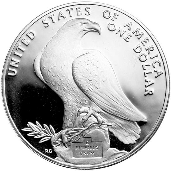 1984 S Olympic Silver Dollar BU