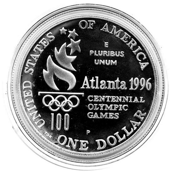 1996 P Olympic High Jump Silver Dollar PF 1996 P Olympic High Jump Silver Dollar PF