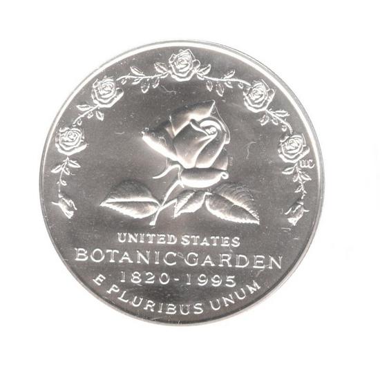 1997 P Botanic Garden Silver Dollar BU Con in OGP