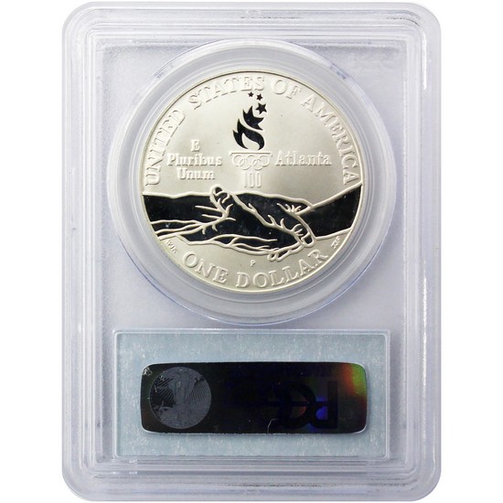 1995 P Olympic Gymnastics Silver Dollar PR69 DCAM PCGS 1995 P Olympic Gymnastics Silver Dollar PR69 DCAM PCGS