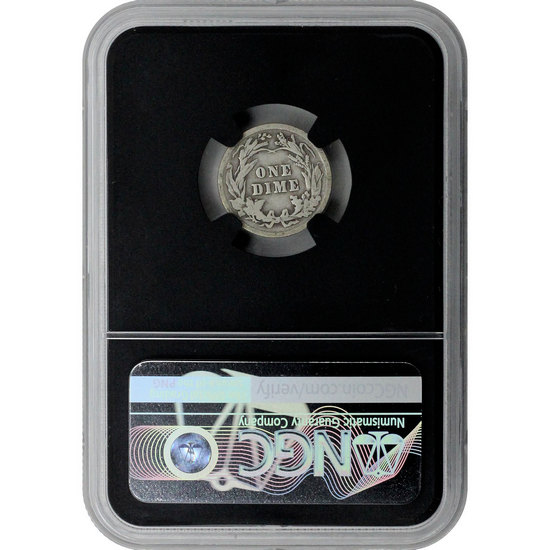 Random Date Barber Silver Dime Genuine NGC Black Core Genuine
