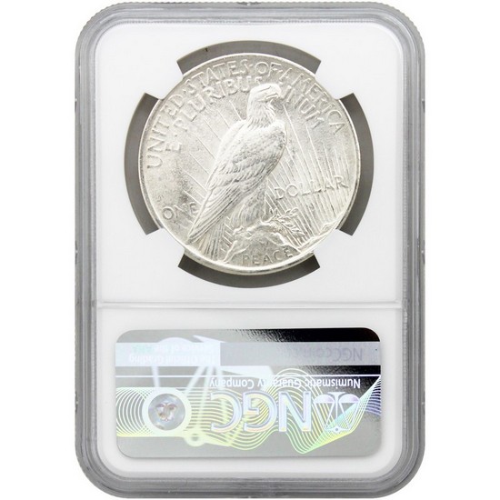 1924 Peace Dollar NGC Genuine Peace/Flag Label 1924 Peace Dollar NGC Genuine Peace/Flag Label