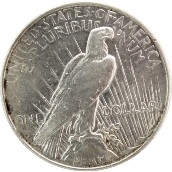 1927 D Peace Silver Dollar VG/XF Condition