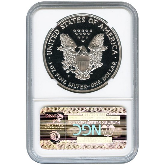 1996 P Silver American Eagle PF69 UC NGC Brown Label 1996 P Silver American Eagle PF69 UC NGC Brown Label