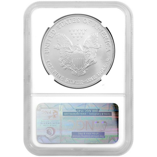 2007 Silver American Eagle MS69 NGC Brown Label 2007 Silver American Eagle MS69 NGC Brown Label