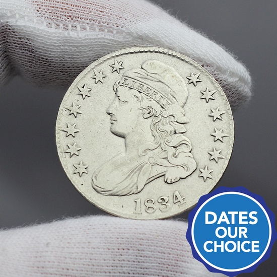 1807-1839 Date our Choice Capped Bust Half Dollar G/VG Condition