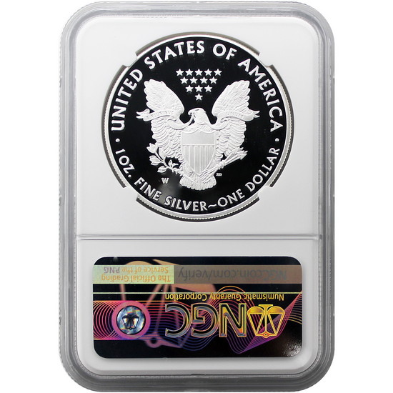 2020 W Silver American Eagle Coin from Congratulations Set PF70 UC FDI NGC 1st Label