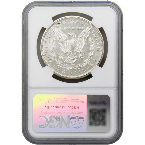 1881 S Morgan Silver Dollar BU NGC Morgan/Flag Label 1881 S Morgan Silver Dollar BU NGC Morgan/Flag Label
