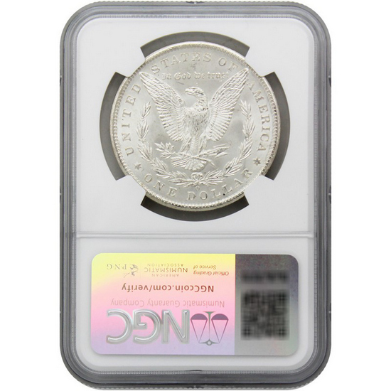 1898 O Morgan Silver Dollar BU NGC Morgan/Flag Label 1898 O Morgan Silver Dollar BU NGC Morgan/Flag Label