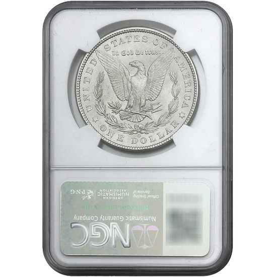 1902 O Morgan Silver Dollar BU NGC Morgan/Flag Label