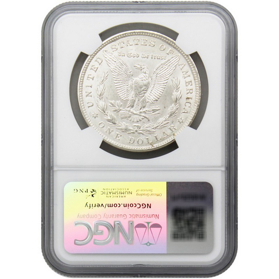 1921 Morgan Silver Dollar BU NGC Morgan/Flag Label 1921 Morgan Silver Dollar BU NGC Morgan/Flag Label