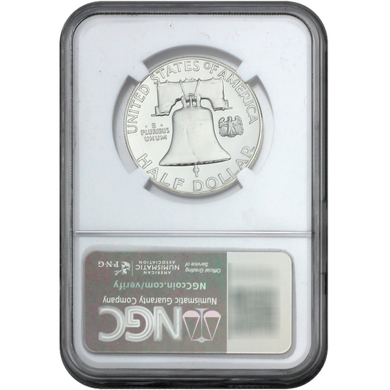 1962 Franklin Silver Half Dollar PF69 NGC Brown Label