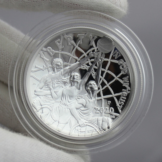 2020 P Basketball Hall of Fame Colorized Silver Dollar PF Coin in OGP 2020 P Basketball Hall of Fame Colorized Silver Dollar PF Coin in OGP