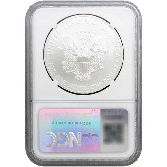 2013 S Silver American Eagle Struck at San Francisco Mint MS69 NGC Early Production Burgundy Label 2013 S Silver American Eagle Struck at San Francisco Mint MS69 NGC Early Production Burgundy Label