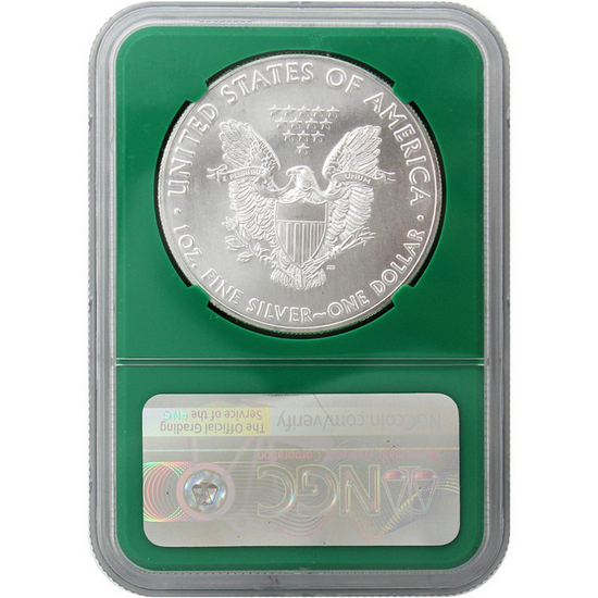 2020(S) Silver American Eagle MS69 NGC Green Core 2020(S) Silver American Eagle MS69 NGC Green Core