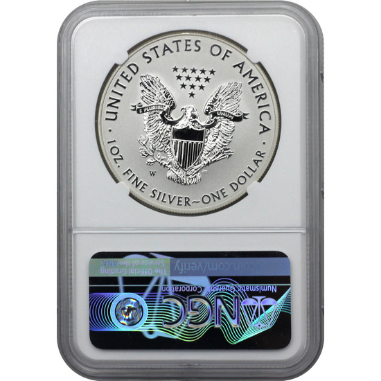 2013 W Silver American Eagle Reverse Proof PF69 NGC Star Label 2013 W Silver American Eagle Reverse Proof PF69 NGC Star Label