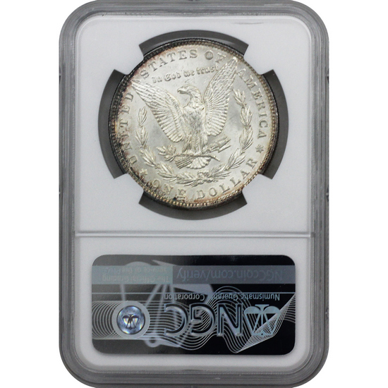 1886 Morgan Silver Dollar MS62 NGC Brown Label